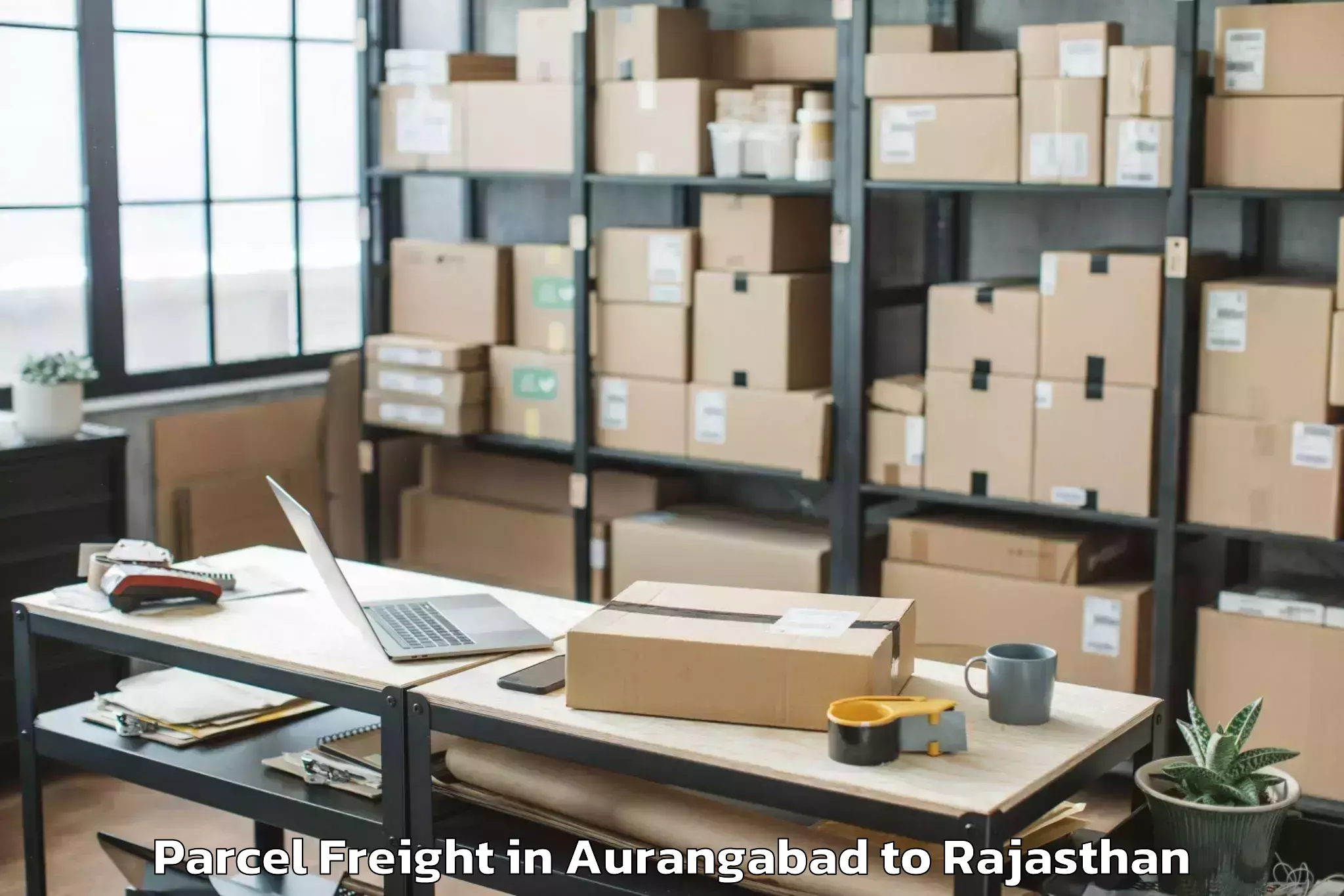 Easy Aurangabad to Borkhera Parcel Freight Booking